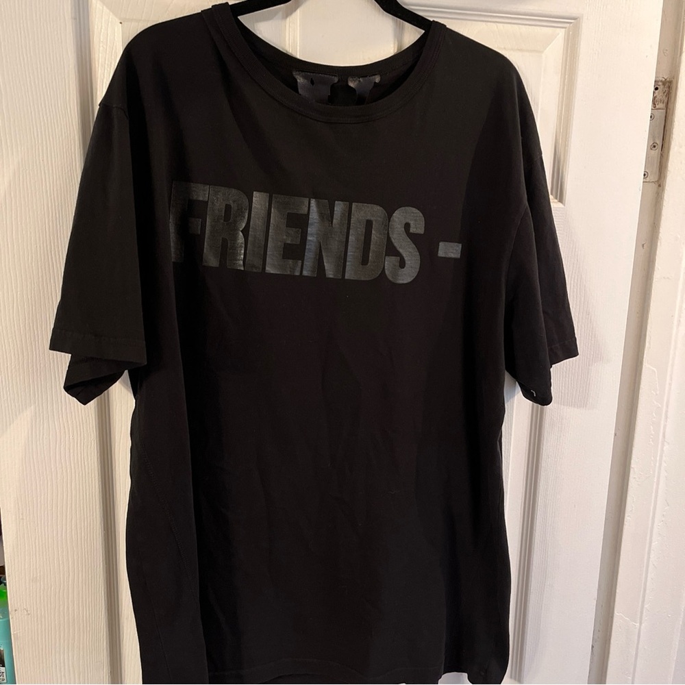 VLONE Black 'FRIENDS' Tee Size XL Good Condition Used